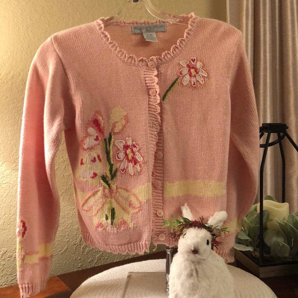 Lovely Girls Sweater by Eagle Eye, size 7-8 Pink
